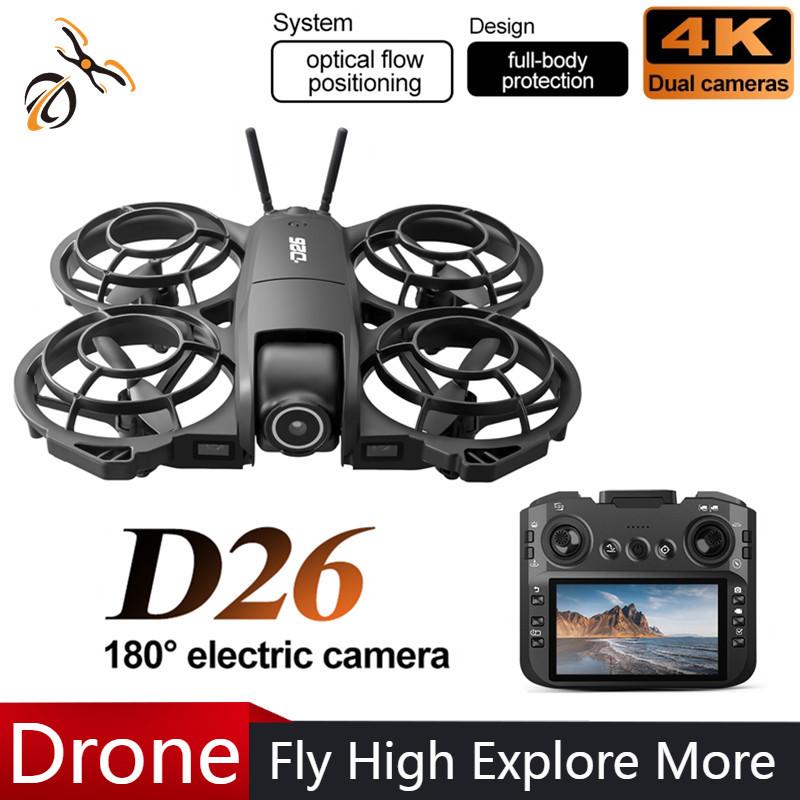 Drone Gimbal Brushless - Дрон D26 4K Aerial HD 180