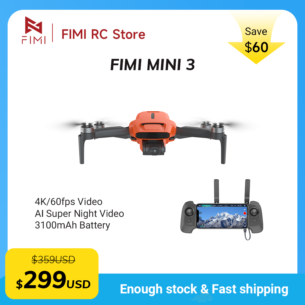 Дрон FIMI MINI 3 с камерой 4K  – обзор и цена Drone Gimbal Brushless